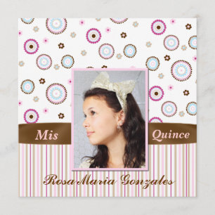 Foto Quinceañera Einladung