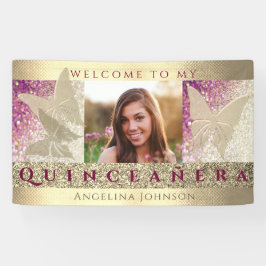 Foto Quinceanera Geburtstag Banner