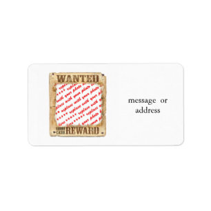 Foto-Rahmen für gewollt Poster Adressaufkleber