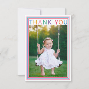 Foto Rainbow Danke Karte