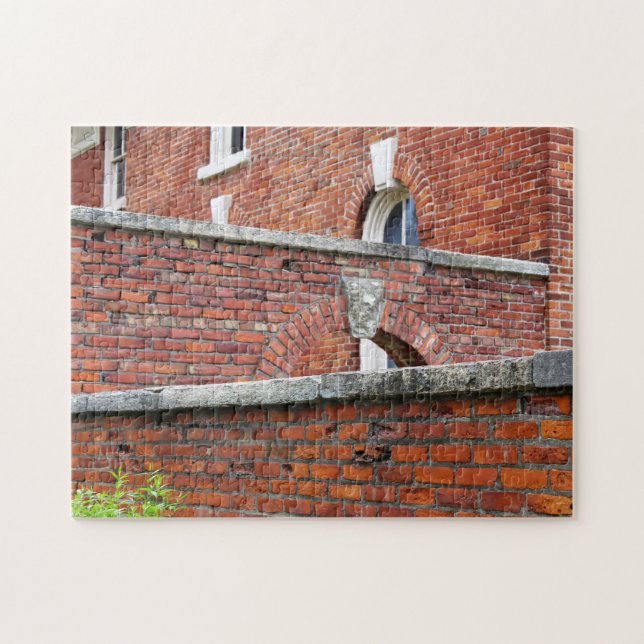Foto "Red Brick Walls & Arches" Puzzle (Horizontal)