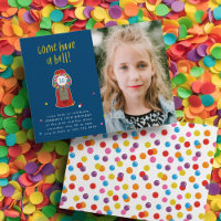 Foto Red Gumball Machine Bonbons Kaugummi Party