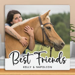 Foto Reiten Fotoplatte<br><div class="desc">Feiern Sie Ihre beste Freundin mit einer eigenen Pferd Foto Keepake-Plakette. Wunderschönes Geschenk an alle Pferd Mama's & Reiter ! Personalisieren Sie sich mit dem Foto und dem Namen Ihres Pferdes. COPYRIGHT © 2020 Judy Burrows,  Black Dog Art - Alle Rechte vorbehalten</div>