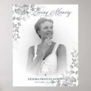 Foto Remembrance Service Liebe Schwarz & Weiß Poster