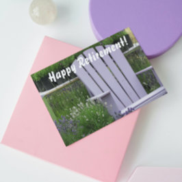 Foto-Rentenkarte Lavender Garden Karte