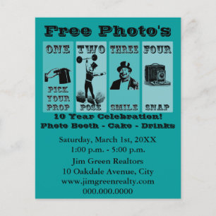 Foto-Requisiten-Schild Flyer