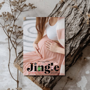 Foto Retro Baby Schwangerschaft Ankündigung