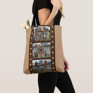 Foto Retro Film Strip Tan Tasche