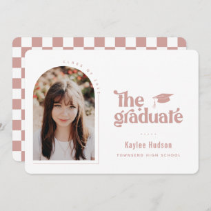 Foto Retro Type Abschluss Ankündigung