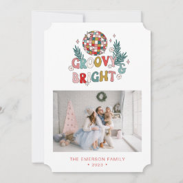 Foto Retro Weihnachtskarte Feiertagskarte