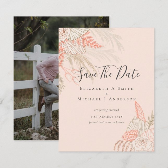 Foto Rett Dates PAMPAS GRASS Terracotta (Vorne/Hinten)