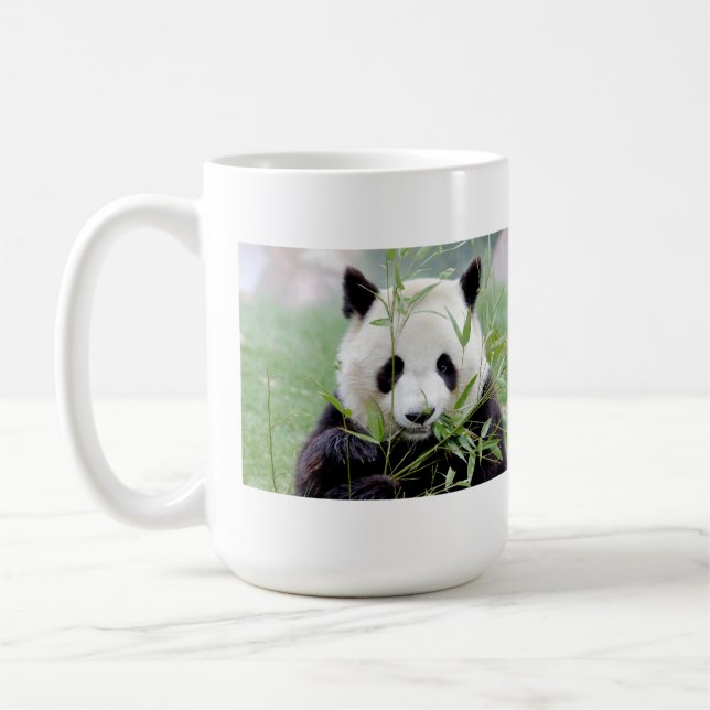 Foto Riesenpanda. Panda Geant. Kaffeetasse (Links)