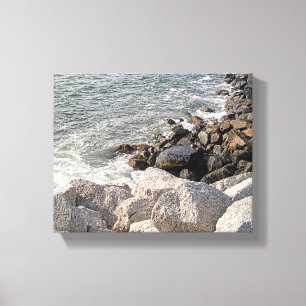 Foto Rocky Ocean Shore Leinwanddruck