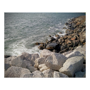 Foto Rocky Ocean Shore Poster