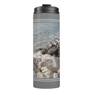 Foto Rocky Ocean Shore Thermosbecher