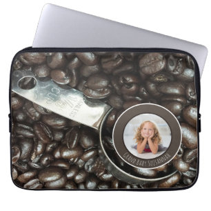 Foto Röstkaffee-Bohnen Silver Scoop Laptopschutzhülle