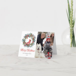 FOTO Roter Kardinal Wreath Weihnachten