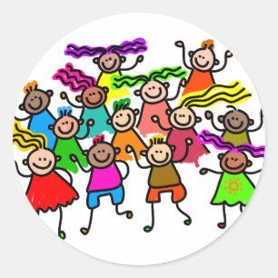 Foto Runder Aufkleber