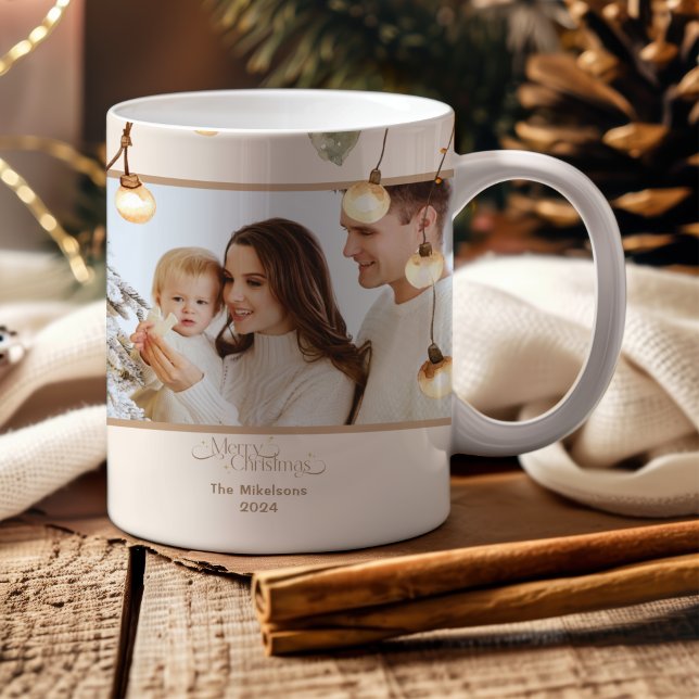 Foto Rustikale Botanische Weihnachtszeit Kaffeetasse (Von Creator hochgeladen)
