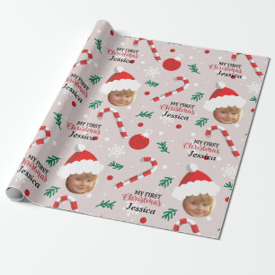 Foto Santa Claus Custom Christmas Geschenkpapier