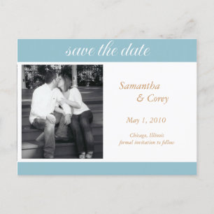 Foto-Save-the-Date-Ankündigung Ankündigungspostkarte