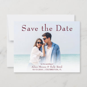 Foto Save the Date Ankündigungs-Flatcard