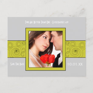 Foto Save the Date Ankündigungspostkarte
