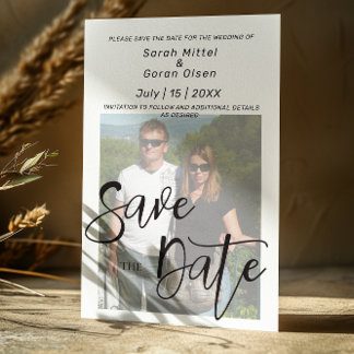 Foto Save the Date Einladung