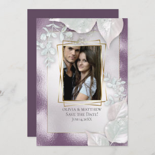 FOTO SAVE THE DATE   Einladung von Eggplant Shimme