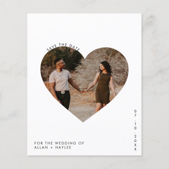 Foto Save the Date Flyer (Vorne)