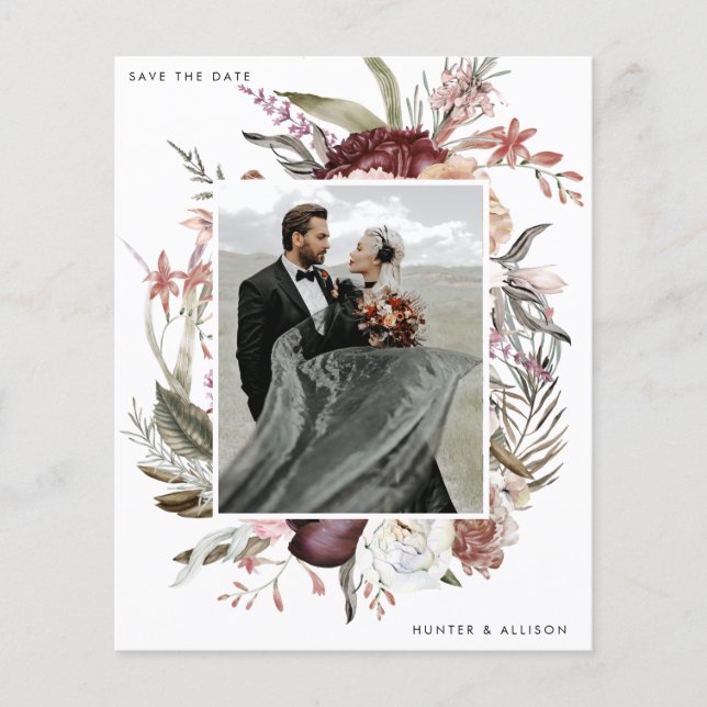 Foto Save the Date Flyer (Vorne)