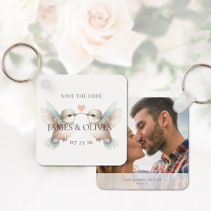 Foto Save the Date Hochzeit Schlüsselanhänger