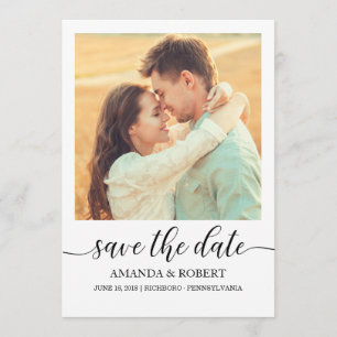 Foto-Save the Date Karte