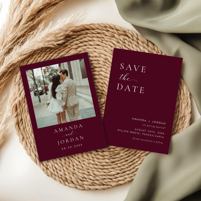 Foto Save the Date Minimalistisch Einladung (Von Creator hochgeladen)