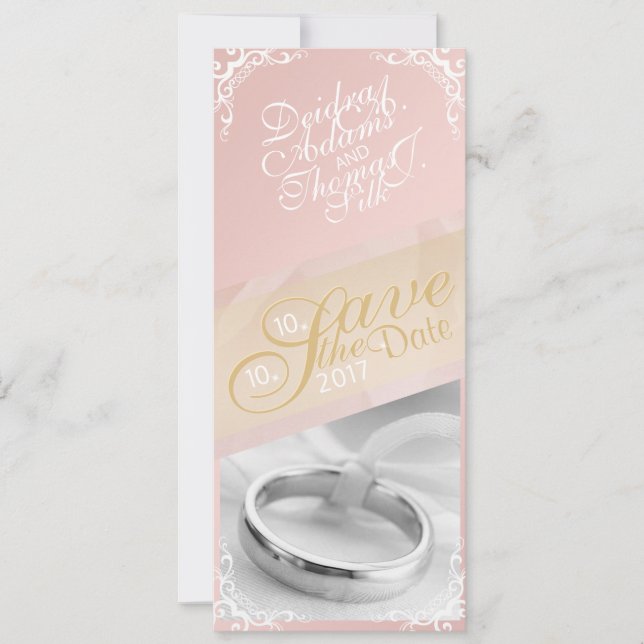 Foto Save the Date personalisieren (Vorderseite)