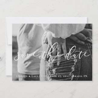 Foto Save the Date Personalisiert