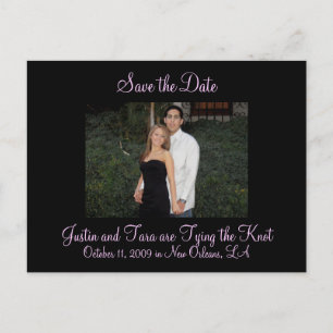 Foto Save the Date Postkarte