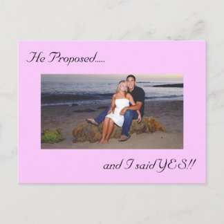 Foto Save the Date Postkarte