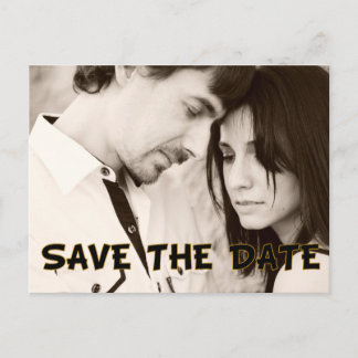 Foto Save the Date Postkarte hinzufügen