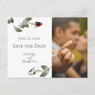 Foto Save the Date Rosé und Cabernet Postkarte