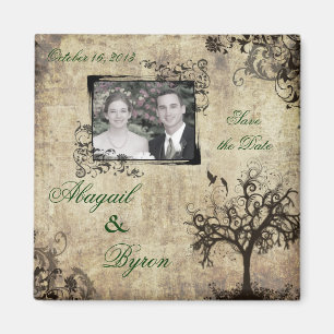 Foto Save the Date Wedding Magnet