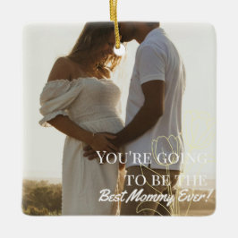 Foto Schwangerschaft Mama Keramikornament