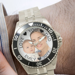Foto Semi Transparenter Grenzüberlagerungsüberlage Armbanduhr