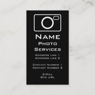 Foto Services Business Card Visitenkarte