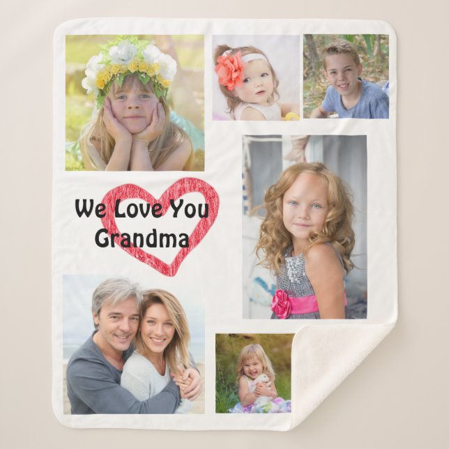 Foto Sherpa Blanket für Oma Sherpadecke (Vorderseite)