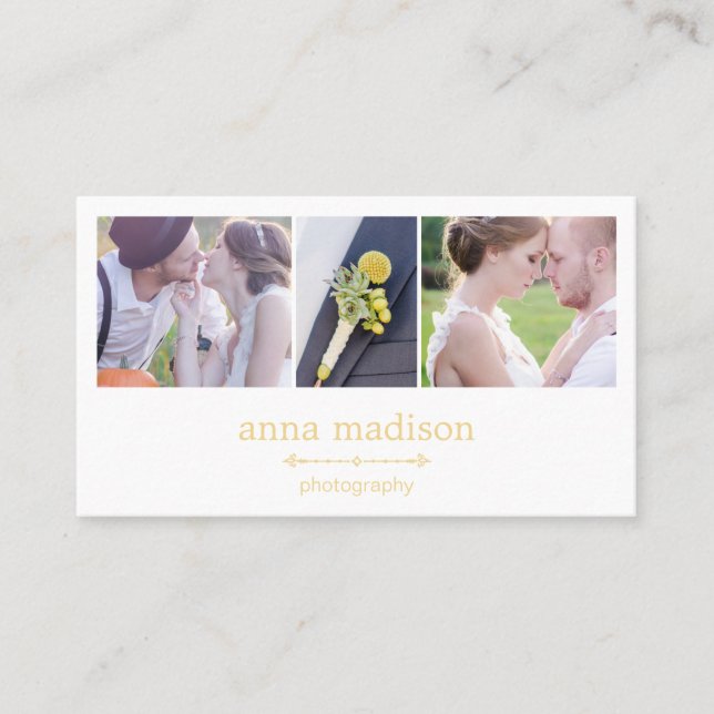 Foto Showcase Fotografie-Visitenkarte Visitenkarte (Vorderseite)