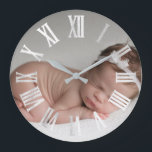 Foto-silbernes Grau-grauer Große Wanduhr<br><div class="desc">Einzigartiges minimales und dekorativ 
Entspricht tatsächlichem Mode-Trend in der Wohngestaltung.
Sie können die Form und die Farbe der Hand ändern.</div>