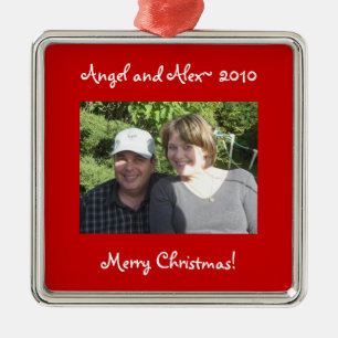 Foto Silbernes Ornament