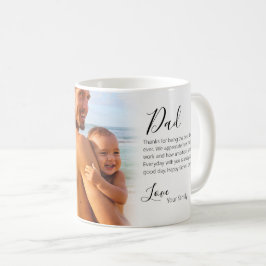 Foto-Skript für niedliche Väter Kaffeetasse