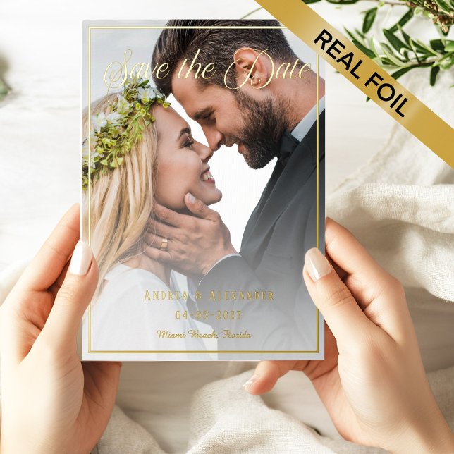 Foto-Skript Save the Date Folieneinladung (Von Creator hochgeladen)